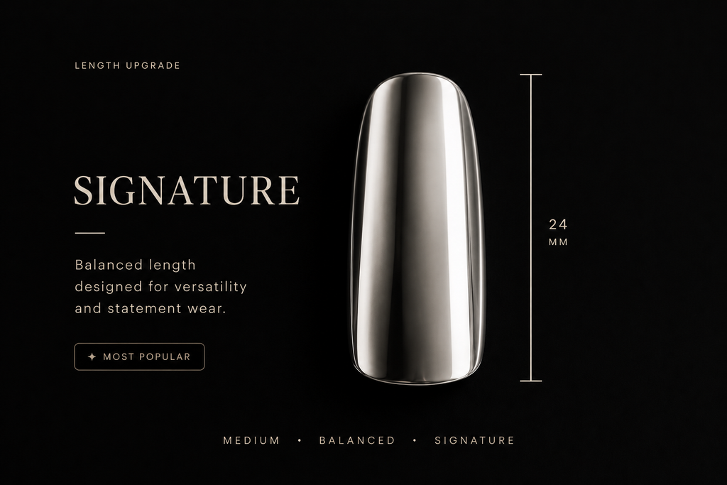 Custom Nail Length | Refined, Signature, Runway | Metal Nails NYC