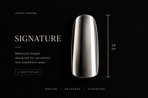 Custom Nail Length | Refined, Signature, Runway | Metal Nails NYC