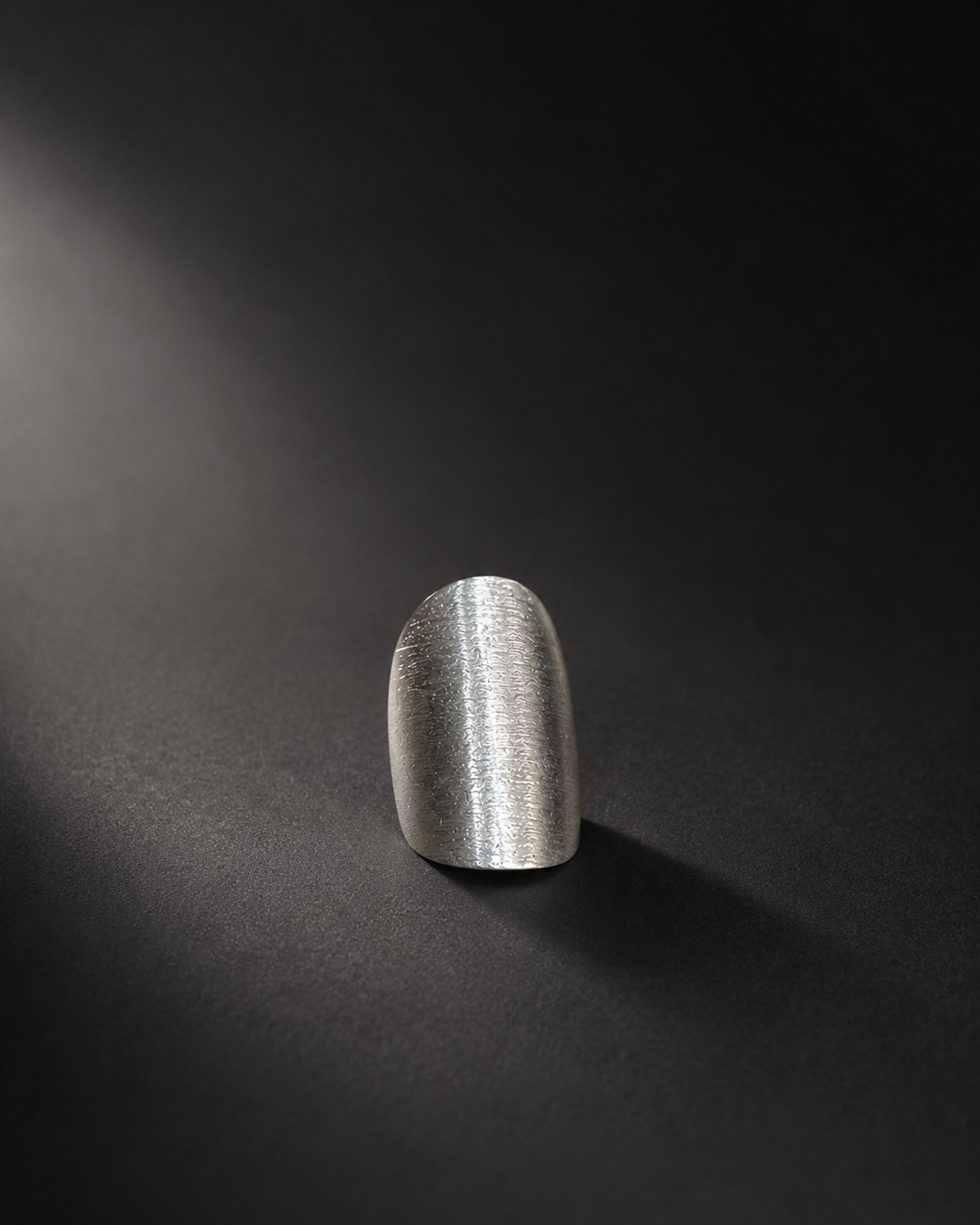 925 silver press on nail satin matte handcrafted nyc
