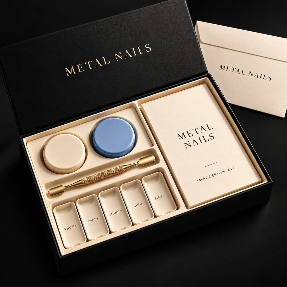 SIZING, DONE FOR YOU - Custom Nail Impression Fit Kit.