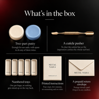 SIZING, DONE FOR YOU - Custom Nail Impression Fit Kit.