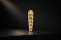 the pyramid on hand sculpted 14k gold metal nail nyc atelier