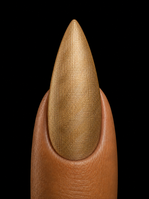 florentine finish custom nail textured metal nyc handmade